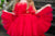 ''Sofija'' princešu kleita sarkanā krāsā ar noņemamu šlepi