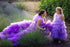 Mother and daughter identical dresses "Viviana" in lilac color
