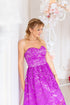 Violet lace dress ''Michelle'' for women