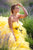 Yellow tulle dress '' Stefania '' for women