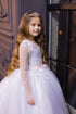 Long, white princess dress "Elizabete"
