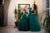 Emerald green dresses for mother and daughter 
