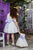 Tulle dresses in white color 