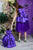 Asimetriskas kleitas violetā krāsā ''Stefānija''  mammai un meitai