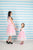 Pink tulle dresses for mother and daughter 