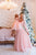 Svētku kleitas mammai un meitai ''Mišela'' rozā krāsā