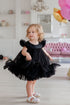 Black puffy tulle dress for girls "Vanessa"