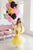 Pufīga tilla kleita princesēm ''Karolīna'' dzeltenā krāsā