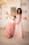Svētku kleitu komplekts Mammai un Meitai ''Tīna'' pūderrozā krāsā