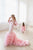 Mammas & Meitas kleitu komplekts ''Grēta'' maigi rozā krāsā