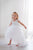 Balta, asimetriska kleita meitenēm ''Elizabete''