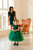 Mammas un meitas smaragdzaļas kleitas '' Alīna''