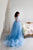 Svinīga grūtnieču kleita ''Anete'' zilā krāsā