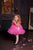 Dzimšanas dienas ballītes kleita meitenēm ''Vanesa'' fuksiju rozā krāsā ar sudraba krāsas fliteriem