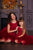 Bordeaux asymmetrical dresses for mother and daughter 