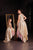 Asimetriskas kleitas mammai un meitai '' Agate'' ar zelta krāsas fliteriem