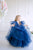 Kupla princešu kleita ''Beatrise'' tumši zilā krāsā