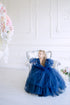 Kupla princešu kleita ''Beatrise'' tumši zilā krāsā