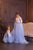 Mammas&Meitas kleitu komplekts ''Bella'' gaiši zilā krāsā