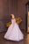 Svinīga garā kleita meitenēm ''Laura'' baltā krāsā