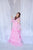 Pink multi-level tulle dress 