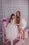 Svinību kleitas mammai un meitai ''Kristena'' baltā krāsā