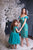 Holiday lace dresses for mother and daughter ''Aurora'' in turquoise color