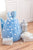 Princess tulle 1st birthday girl dress with Butterflies in baby blue color - Matchinglook