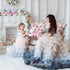 Ombre ruffle dresses for mother and daughter "Stella"