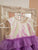 Girl tutu multilayered dress for unicorn party in lavender color with pearl sequins - Matchinglook