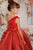 Grezna svētku kleita meitenēm, sarkanā krāsā ''Hanna'' dekorēta ar 3D ziediem