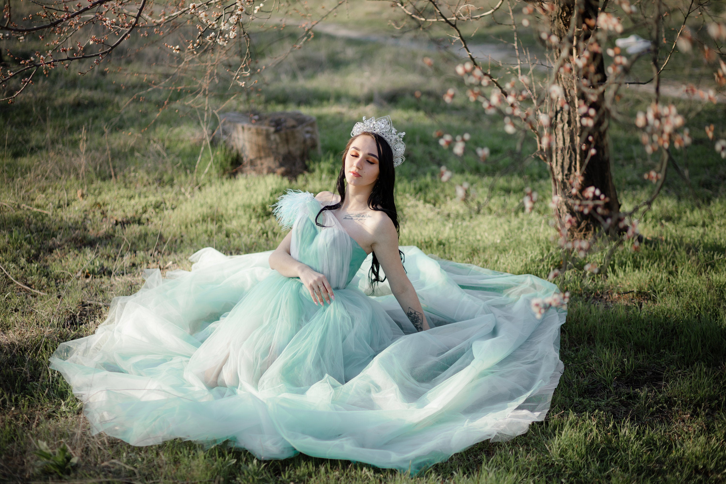 green engagement dress Wedding Dress Designer Emerald Green Dress Emerald Wedding Dress With Emerald Engagement Ring