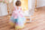 Krāsaina, asimetriska tilla kleita ''Tīna'' mazajām princesēm