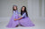 Lavender Mother daughter matching tutu dresses, Knee length dresses for Mom and baby, party dress with sleeves, Mommy and Me low high tutu - Matchinglook