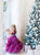 Magenta Mother daughter matching ruffled tulle dress photoshoot - Matchinglook