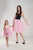 Matching pink outfits Mother daughter matching tutu dresses, Mommy and me pink dress skirt with sequin bow, birthday Valentines day dress - Matchinglook