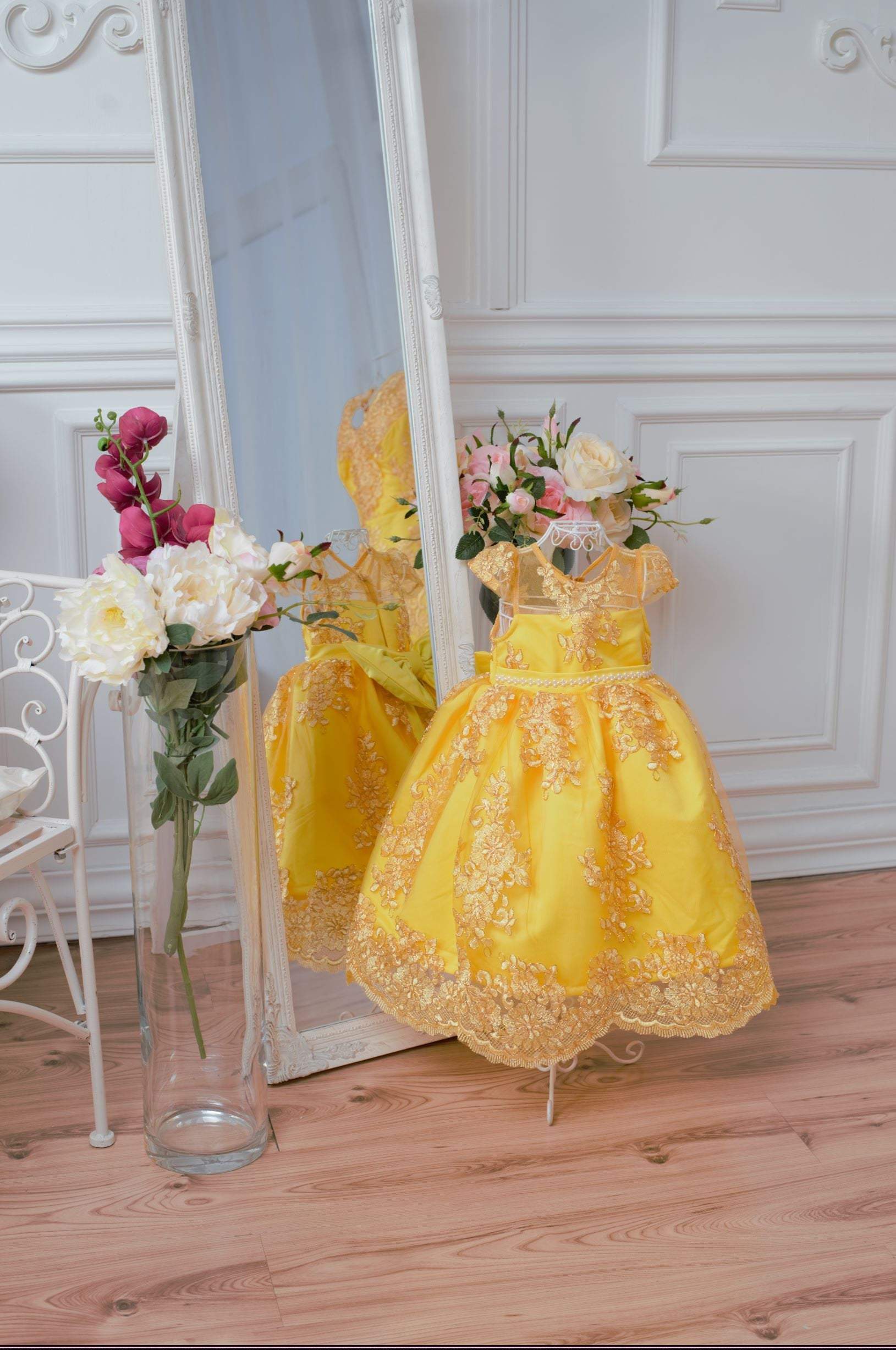 beauty and the beast birthday dress Girls Belle Princess Birthday Dress Beauty and The Beast Costume Halloween Ch