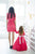 Raspberry Mommy and Me lace dresses - Matchinglook
