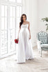 White maternity wedding dress "Olivia"