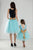 Teal outfits matching tutu dresses  Mother daughter matching, Mommy and me turquoise dress skirt with sequin gold bow, party birthday dress - Matchinglook